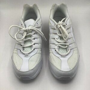 Nike Men's Running Shoe, White Black Metallic Silver, 9.5